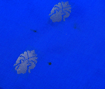 Blue Banarasi Dupatta Indian Art Silk Woven Zari Brocade Long Stole Scarves