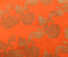 Orange Banarasi Dupatta Indian Art Silk Woven Zari Brocade Long Stole Scarves
