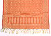 Orange Banarasi Dupatta Indian Art Silk Woven Zari Brocade Long Stole Scarves