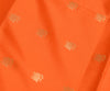 Orange Banarasi Dupatta Indian Art Silk Woven Zari Brocade Long Stole Scarves
