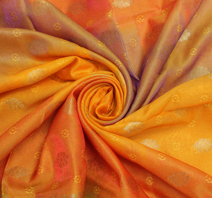 Multi-Color Banarasi Dupatta Indian Art Silk Woven Zari Brocade Long Scarves