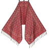 Long Stole Indian Art Silk Woven Banarasi Soft Maroon Dupatta