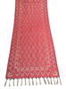 Long Stole Indian Art Silk Woven Banarasi Soft Maroon Dupatta