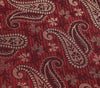 Long Stole Indian Art Silk Woven Banarasi Soft Maroon Dupatta