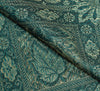 Long Stole Indian Art Silk Woven Banarasi Dupatta Teal Green