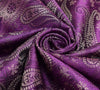 Long Stole Indian Art Silk Woven Banarasi Soft Purple Dupatta