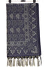 Long Stole Indian Art Silk Woven Banarasi Soft Dupatta Dark Blue