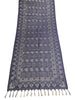 Long Stole Indian Art Silk Woven Banarasi Soft Dupatta Dark Blue