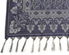 Long Stole Indian Art Silk Woven Banarasi Soft Dupatta Dark Blue