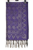 Long Stole Indian Art Silk Woven Banarasi Soft Dupatta Violet