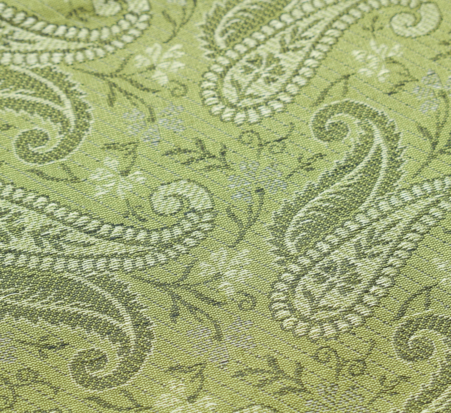 Long Stole Indian Art Silk Woven Banarasi Women Dupatta Green