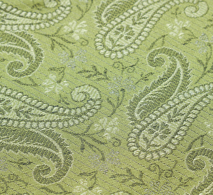 Long Stole Indian Art Silk Woven Banarasi Women Dupatta Green