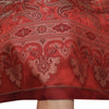 Long Stole Indian Art Silk Woven Banarasi Soft Women Dupatta Red