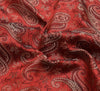 Long Stole Indian Art Silk Woven Banarasi Soft Women Dupatta Red