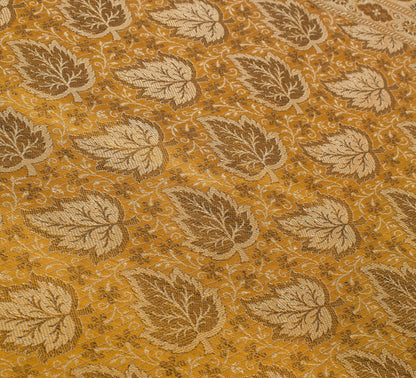 Long Stole Indian Art Silk Woven Banarasi Soft Dupatta Mustard