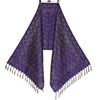 Long Stole Indian Art Silk Woven Banarasi Soft Violet Dupatta