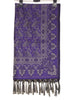Long Stole Indian Art Silk Woven Banarasi Soft Violet Dupatta