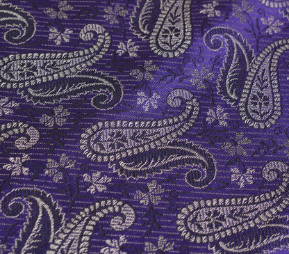 Long Stole Indian Art Silk Woven Banarasi Soft Violet Dupatta
