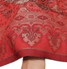 Long Stole Indian Art Silk Woven Banarasi Soft Women Dupatta Red