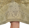 Long Stole Indian Art Silk Woven Banarasi Soft Dupatta Cream