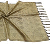 Long Stole Indian Art Silk Woven Banarasi Soft Dupatta Cream