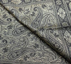 Long Stole Indian Art Silk Woven Banarasi Soft Black Dupatta