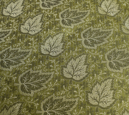 Long Stole Indian Art Silk Woven Banarasi Women Dupatta Green