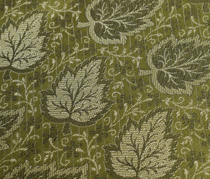 Long Stole Indian Art Silk Woven Banarasi Women Dupatta Green