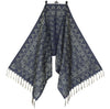 Dark Blue Art Silk Dupatta Woven Paisley Soft Long Stole Scarf