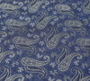Dark Blue Art Silk Dupatta Woven Paisley Soft Long Stole Scarf