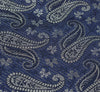 Dark Blue Art Silk Dupatta Woven Paisley Soft Long Stole Scarf
