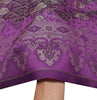 Long Stole Indian Art Silk Woven Banarasi Soft Dupatta Purple
