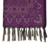 Long Stole Indian Art Silk Woven Banarasi Soft Dupatta Purple