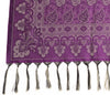 Long Stole Indian Art Silk Woven Banarasi Soft Dupatta Purple