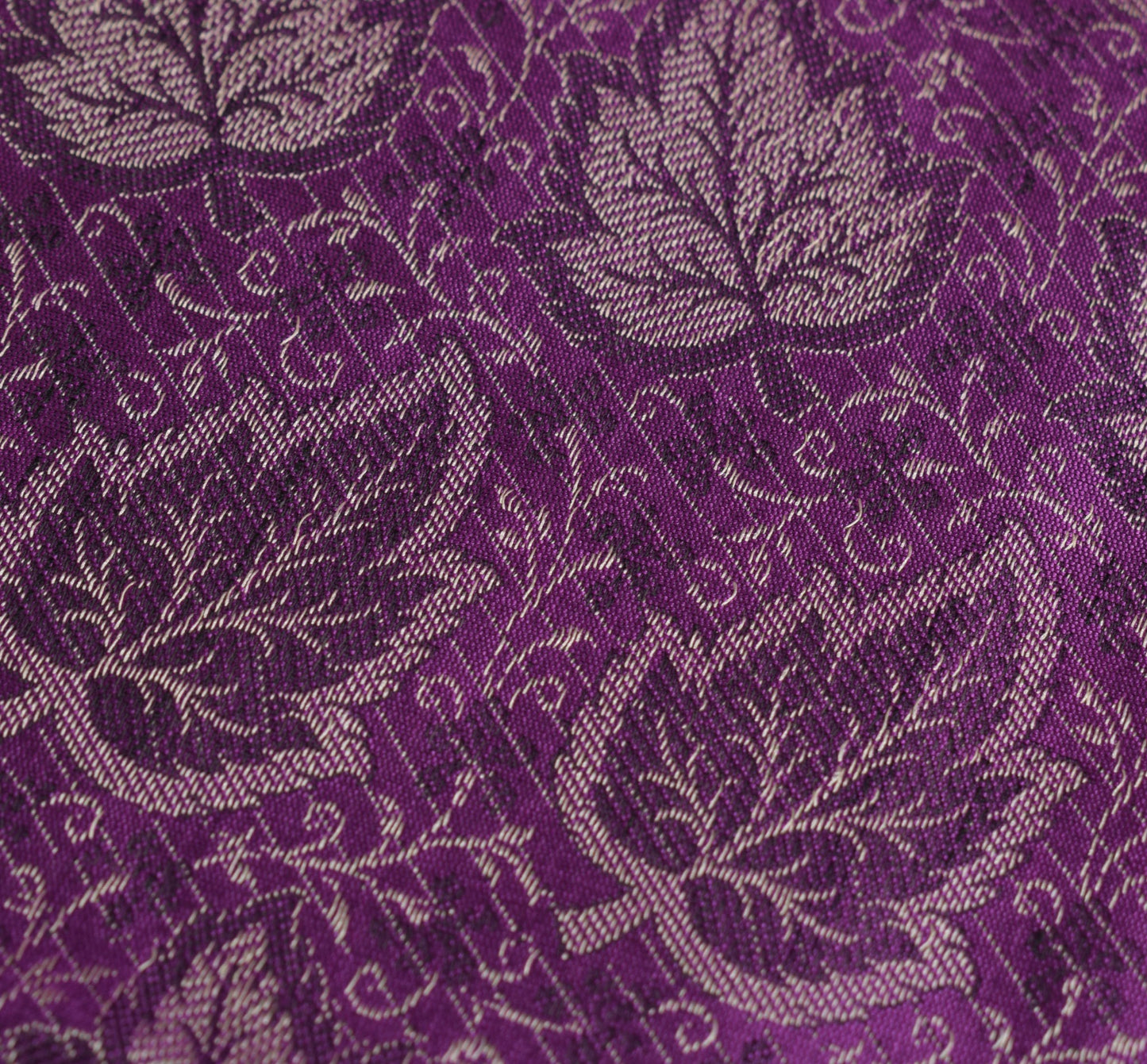 Long Stole Indian Art Silk Woven Banarasi Soft Dupatta Purple