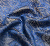 Long Stole Indian Art Silk Woven Banarasi Women Dupatta Blue