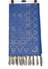 Long Stole Indian Art Silk Woven Banarasi Women Dupatta Blue