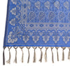 Long Stole Indian Art Silk Woven Banarasi Women Dupatta Blue