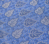Long Stole Indian Art Silk Woven Banarasi Women Dupatta Blue