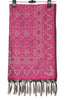 Long Stole Indian Art Silk Woven Banarasi Soft Dupatta Pink