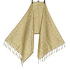 Long Stole Indian Art Silk Woven Banarasi Cream Women Dupatta