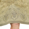 Long Stole Indian Art Silk Woven Banarasi Cream Women Dupatta