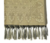 Long Stole Indian Art Silk Woven Banarasi Cream Women Dupatta