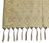 Long Stole Indian Art Silk Woven Banarasi Cream Women Dupatta
