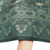 Long Stole Indian Art Silk Woven Banarasi Dupatta Dark Green