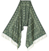 Long Stole Indian Art Silk Woven Banarasi Dupatta Dark Green