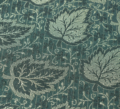 Long Stole Indian Art Silk Woven Banarasi Dupatta Dark Green