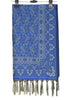 Long Stole Indian Art Silk Woven Banarasi Soft Women Dupatta Blue