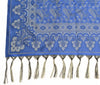 Long Stole Indian Art Silk Woven Banarasi Soft Women Dupatta Blue