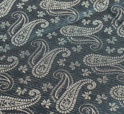 Dark Green Art Silk Dupatta Woven Paisley Soft Long Stole Scarf